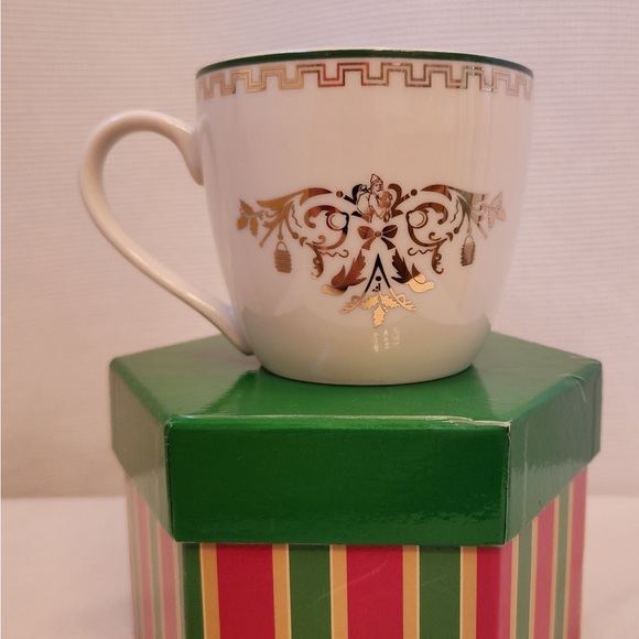 RARE Vintage Spode Mug Cup Christmas Tree Gold Collection Large 16 oz Mint cond - Picture 7 of 10
